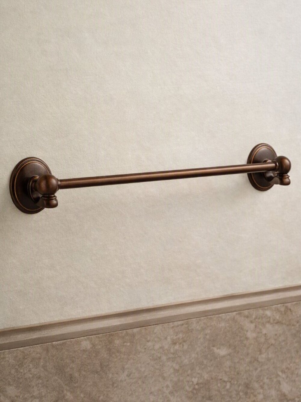 Baldwin 24-inch Venetian Bronze "Champlain" Towel Bar, NWT (in original box)